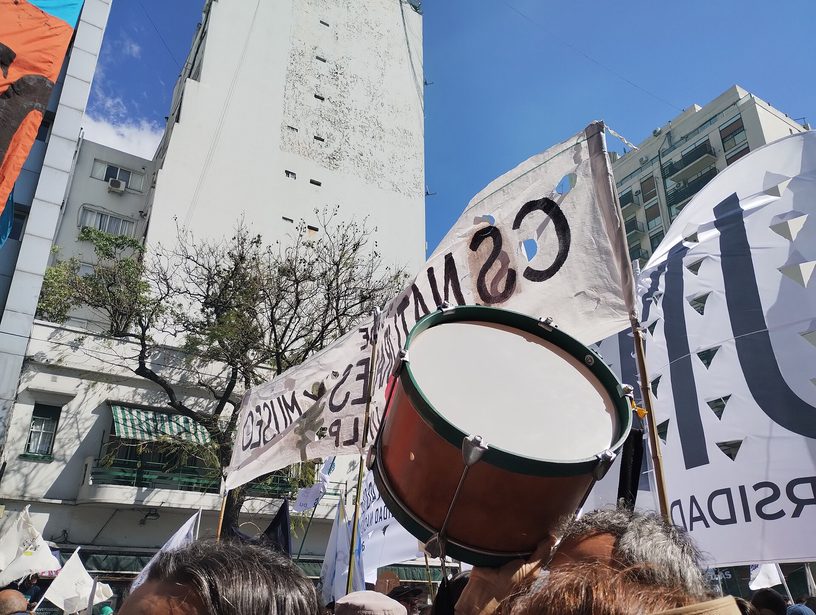 Marcha Federal Universitaria en Buenos Aires, el 2 de octubre de 2024.