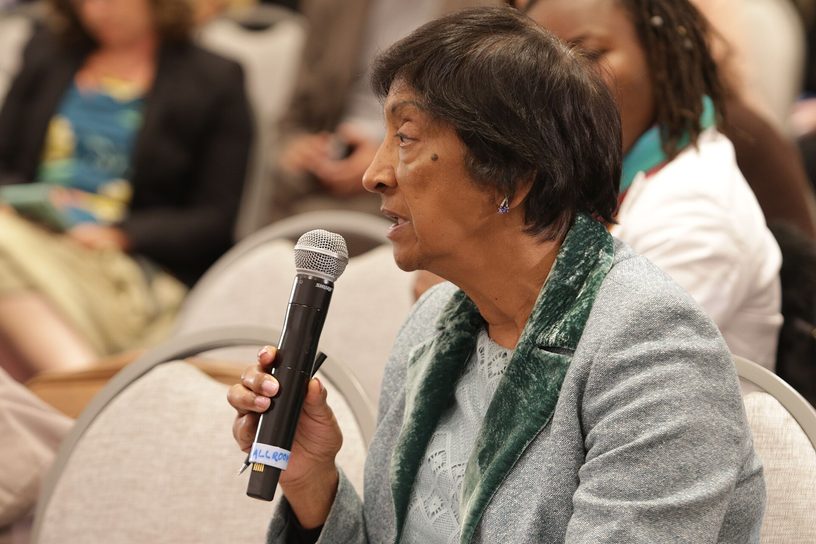 Navi Pillay, ex alta comisionada de la ONU para los Derechos Humanos, en 2018