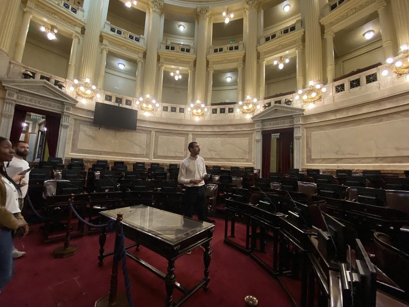 El recinto del Senado de la Nación.
