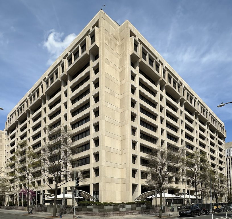 La sede del Fondo Monetario Internacional, en Washington