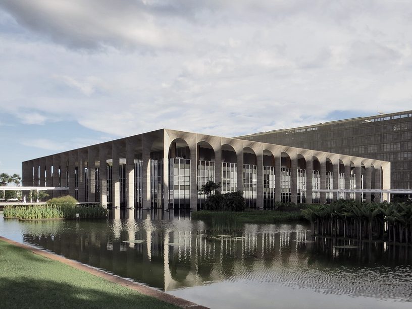 El Palacio Itamaraty, sede de la cancillería brasileña, en Brasilia.